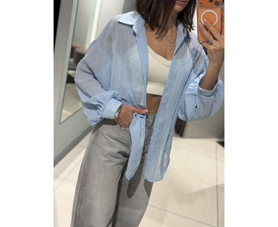 Сорочка жіноча 310 l.blue (one size)