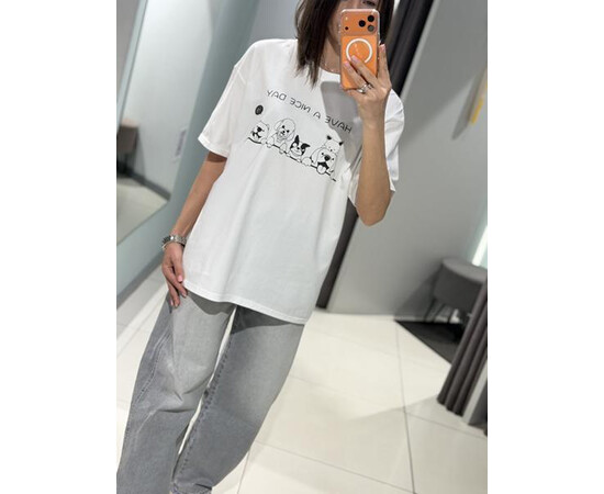 Футболка жіноча 877 white (one size)