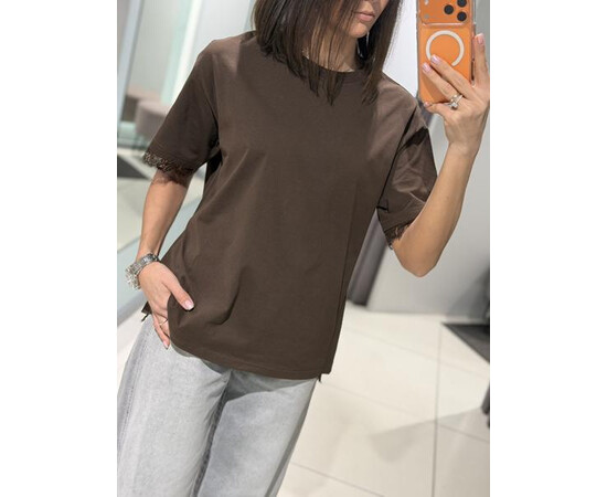 Футболка жіноча 1610 chocolate (one size)