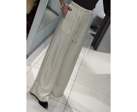 Спортивні штани жіночі 2577 white (one size)