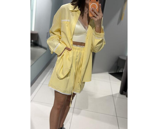 Костюм жіночий 80090 yellow (one size)