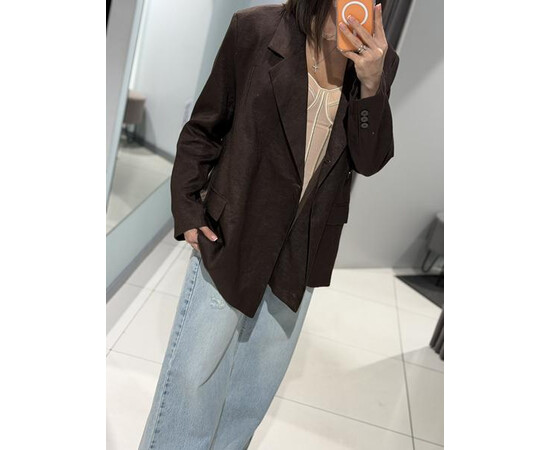 Піджак жіночий 391 chocolate (M-L)