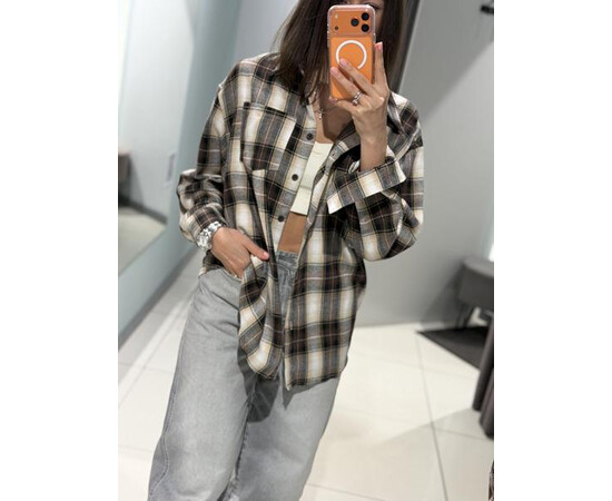 Сорочка жіноча 225 grey-brown (one size)