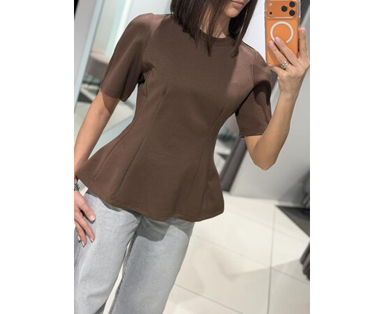 Футболка жіноча 8891-1 chocolate (one size)