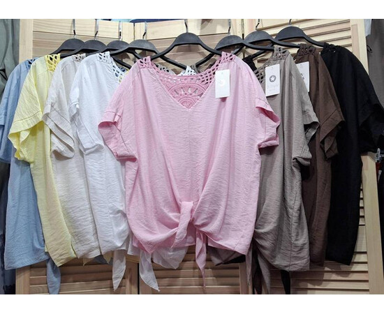 Футболка жіноча E1922 pink (48-52)