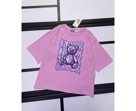 Футболка дитяча 520-71 pink (128-152)