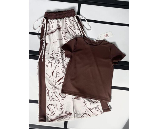 Костюм дитячий 391 brown-milk (128-152)