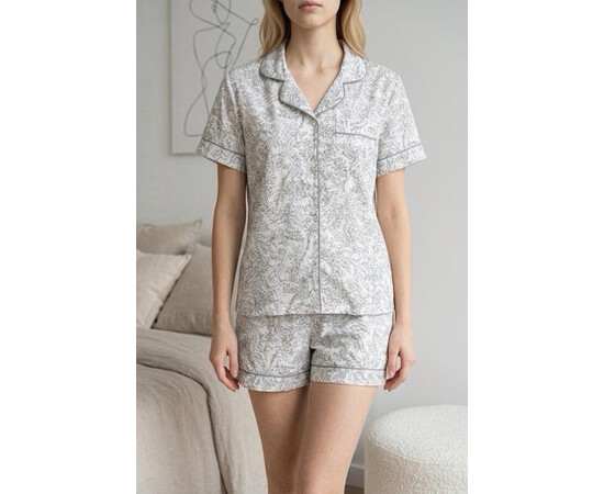 Піжама жіноча 998 l.grey (M-2XL)