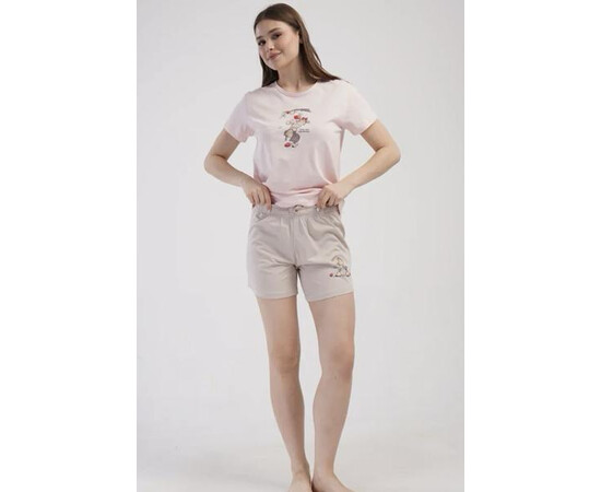 Піжама жіноча TR63 pink (S-XL)
