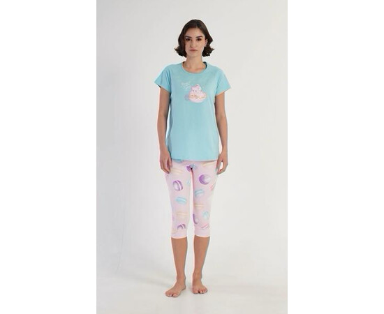 Піжама жіноча TR49 l.blue (S-XL)
