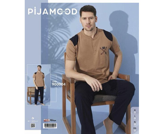 Піжама чоловіча 900004 brown (M-2XL)