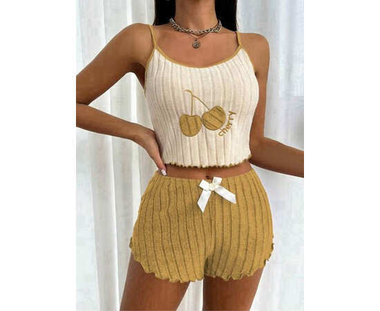 Піжама жіноча TR36 yellow (S-XL)