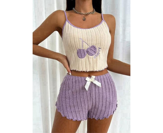 Піжама жіноча TR38 purple (S-XL)
