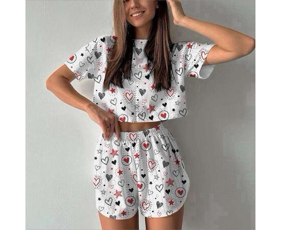 Піжама жіноча TR31 white (S-XL)