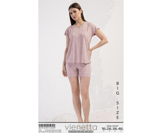 Піжама жіноча TR82 pink (XL-4XL)