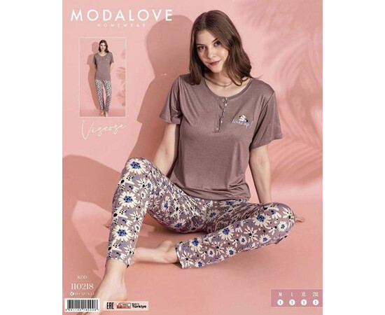 Піжама жіноча 110218 brown (M-2XL)