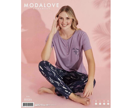 Піжама жіноча 110214 purple (M-2XL)