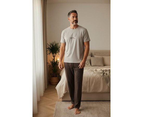 Піжама чоловіча TR26 l.grey (S-2XL)