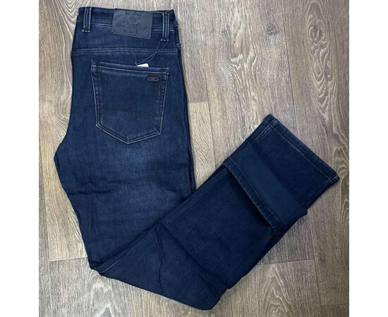 Джинси чоловічі (зима) 307 navy (34-42) флис