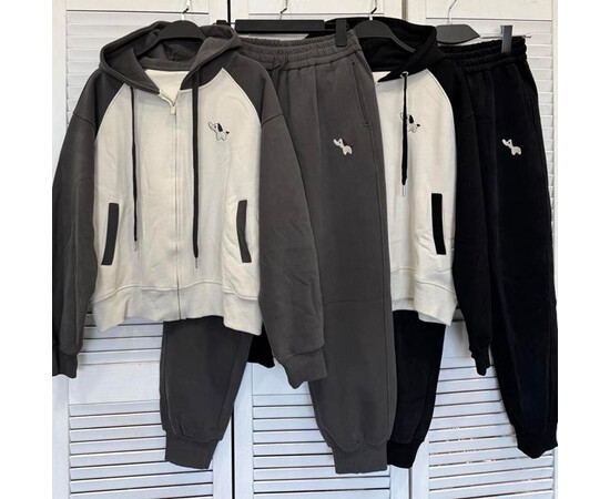Спортивний костюм жіночий DV23 grey (M-XL)