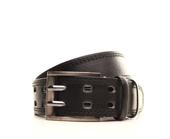 Ремень кожаный черный L40U124 40мм 105-40